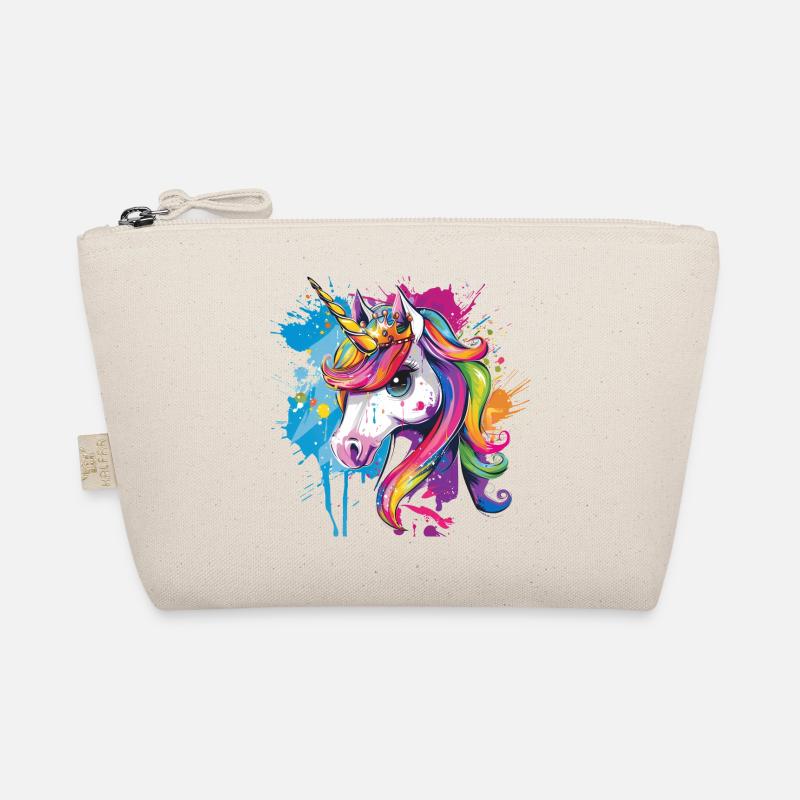 Süßes magisches Graffiti Einhorn Bio-Täschchen