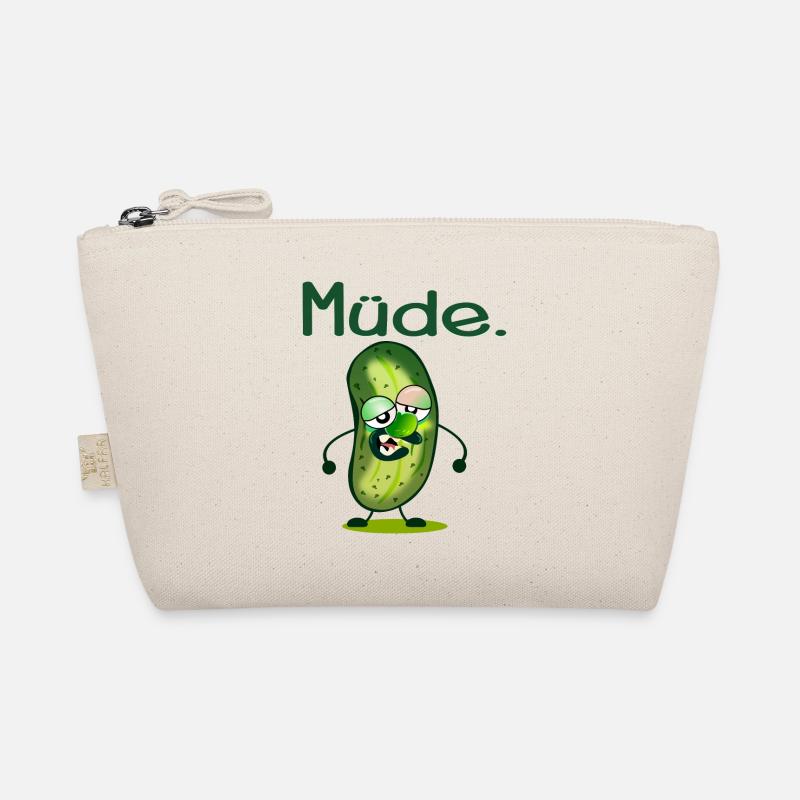 MÜDE SEIN - MÜDIGKEIT - GURKE Bio-Täschchen