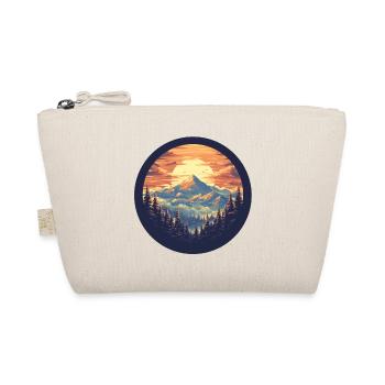 Sonnenuntergang Berge | Mountain | Sunset Peaks - Bio-Täschchen - Natur - Vorne