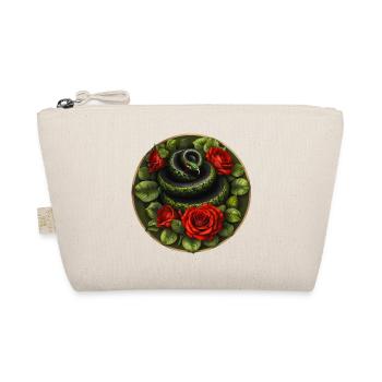 Serpent et roses rouges - Trousse biologique - nature - Devant