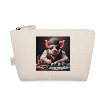 Poker Pig - Organic Pouch - nature - Front