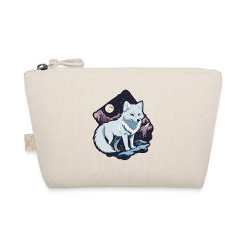 Arctic Fox Moon Stars Scandinavia Fox Polar - Organic Pouch - nature - Front