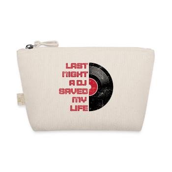 Last night a dj saved my life - Bio-Täschchen - Natur - Vorne