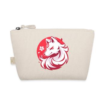 Asian Style White Fox - Organic Pouch - nature - Front