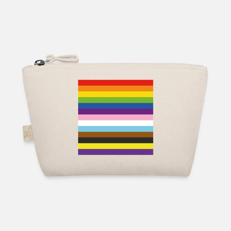 Rayures du drapeau de la fierté inclusive Trousse biologique