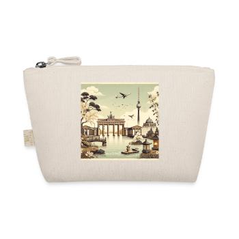 Japan Vintage Stadt Berlin - Bio-Täschchen - Natur - Vorne