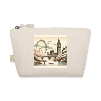 Japon Vintage Cities Londres - Trousse biologique - nature - Devant