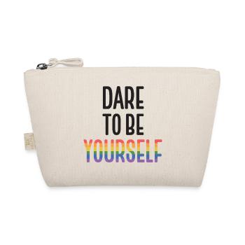 LGBT Pride Month - Dare To Be Yourself - Organic Pouch - nature - Front