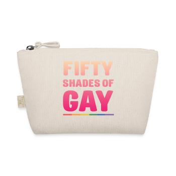 LGBTQ Pride Month -Shades of Gays - Organic Pouch - nature - Front