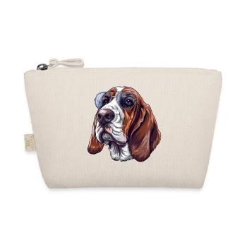 Basset Hound, Dog, Sunglasses, Summer - Organic Pouch - nature - Front
