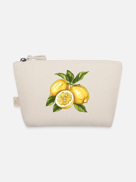 Zitronen Lemon - Bio-Täschchen - Natur
