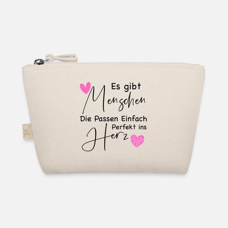 Geschenk Beste freundin, Liebe Spruch Geschenkidee Bio-Täschchen