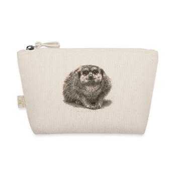 Meerkat sitting in the sand - Organic Pouch - nature - Front