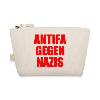 Antifa gegen nazis - Bio-Täschchen - Natur - Vorne
