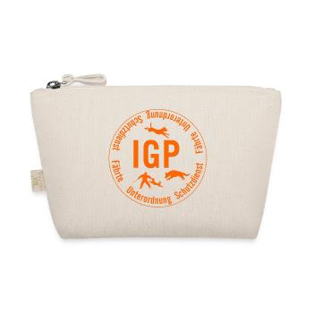 IGP Hundesport - rund, orange - Bio-Täschchen - Natur - Vorne