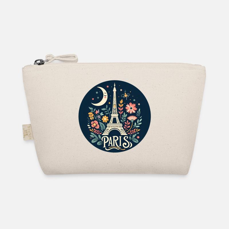 Illustration Florale Paris Étoile et Lune Trousse biologique