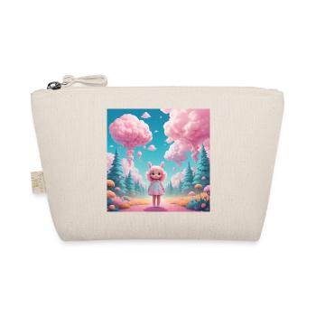 Girl in Cotton Candy Forest - Organic Pouch - nature - Front