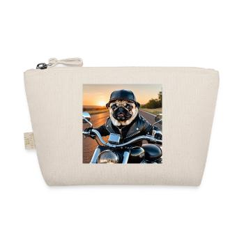 Motard pour chien dans le style d’une veste en cuir - Trousse biologique - nature - Devant