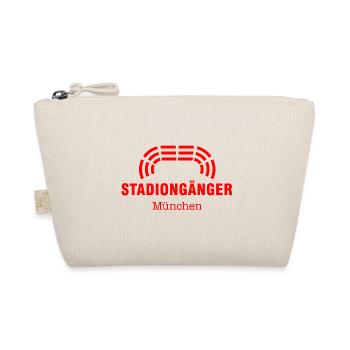 Stadiongänger München – Für echte Fans I Geschenk - Bio-Täschchen - Natur - Vorne