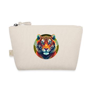 Tiger Geometric Vibrating - Organic Pouch - nature - Front