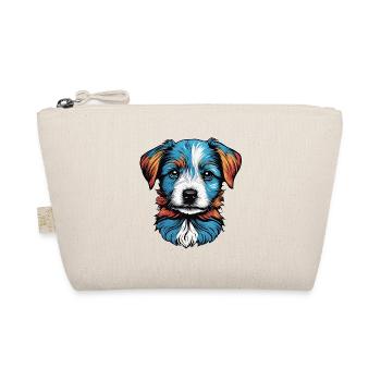 Portrait d'un petit chien bleu - Trousse biologique - nature - Devant