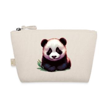 Panda - Bio-Täschchen - Natur - Vorne