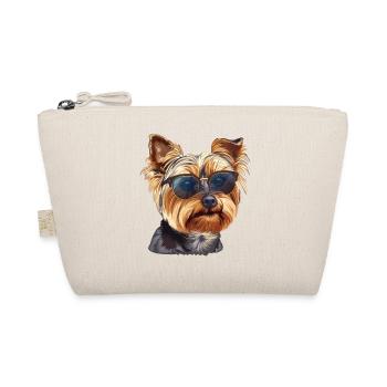 Yorkshire Terrier, Dog, Sunglasses, Summer - Organic Pouch - nature - Front