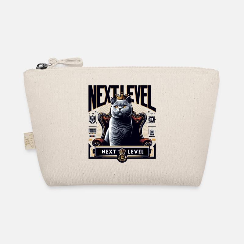 BKH Britisch Kurzhaar Blue Katze Königssessel Bio-Täschchen