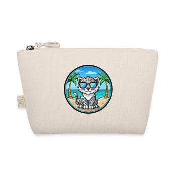 Léopard des neiges bébé chat race dessin animé lunettes de soleil plage - Trousse biologique - nature - Devant