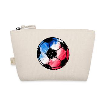 Football France - blue white red - Organic Pouch - nature - Front