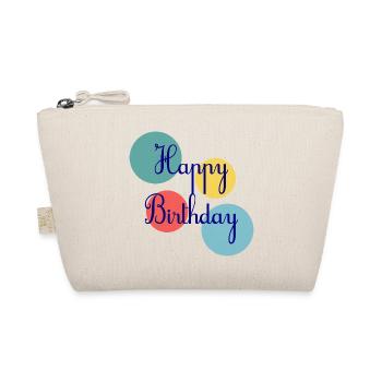 ALLES GUTE ZUM GEBURTSTAG. ALLES GUTE ZUM GEBURTSTAG. JAHRESTAG. - Bio-Täschchen - Natur - Vorne