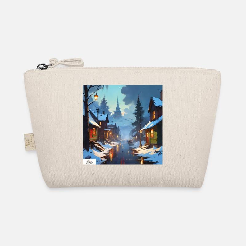 Ruhiger Winterabend Bio-Täschchen