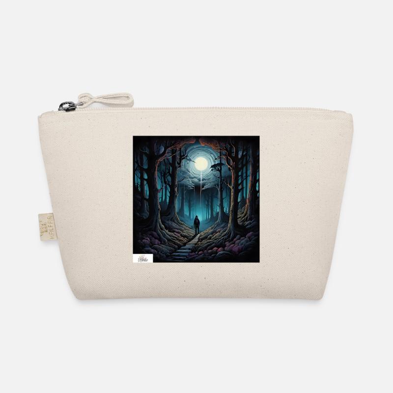 Gruseliger Waldwanderer Bio-Täschchen