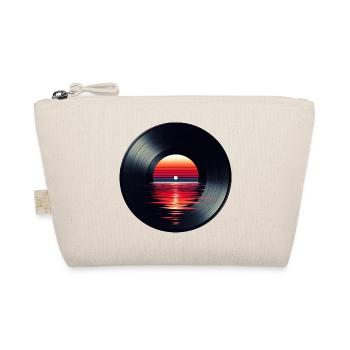 Vinyl LP Music Record, Retro Sunset - Organic Pouch - nature - Front