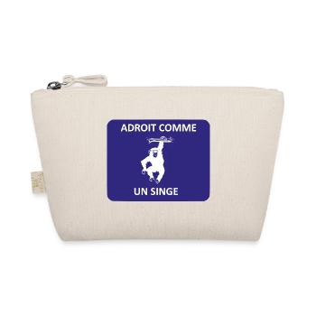 Dexterous as a monkey - Organic Pouch - nature - Front