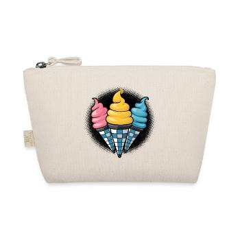 Eis Eiscreme Liebhaber Eistüten - Bio-Täschchen - Natur - Vorne