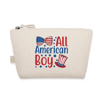 All American Boy Independence Day Amerika - Bio-Täschchen - Natur - Vorne