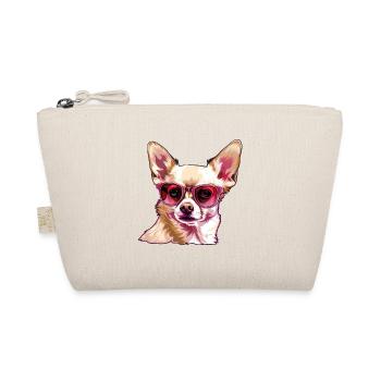 Chihuahua, dog, sunglasses, summer - Organic Pouch - nature - Front