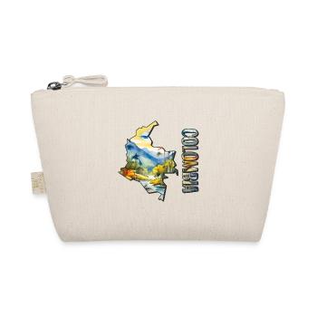 Watercolor Map of Colombia - Organic Pouch - nature - Front