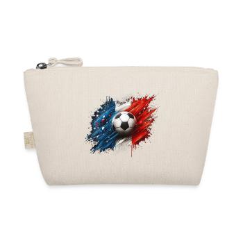 Viva French Football, Flag of France - Organic Pouch - nature - Front