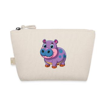 Hippopotame Mignon Mascotte Personnage De Dessin Animé Kawaii - Trousse biologique - nature - Devant