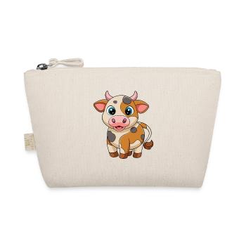Mascotte mignonne de vache Personnage de dessin animé Kawaii - Trousse biologique - nature - Devant
