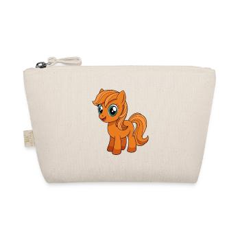 Pony Cute Mascot Cartoon Character Kawaii - Organic Pouch - nature - Front