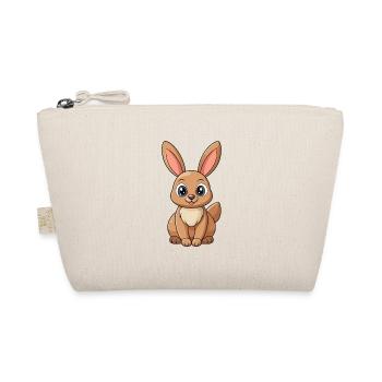 Rabbit Cute Mascot Cartoon Character Kawaii - Organic Pouch - nature - Front