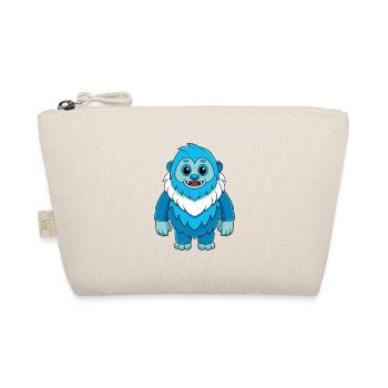 Yeti Niedliche Maskottchen Cartoon Figur Kawaii - Bio-Täschchen - Natur - Vorne