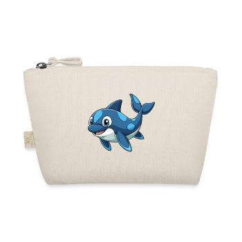 Orca Niedliche Maskottchen Zeichentrickfigur Kawaii - Bio-Täschchen - Natur - Vorne