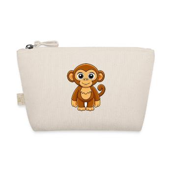 Chimpanzé Mascotte mignonne Personnage de dessin animé Kawaii - Trousse biologique - nature - Devant