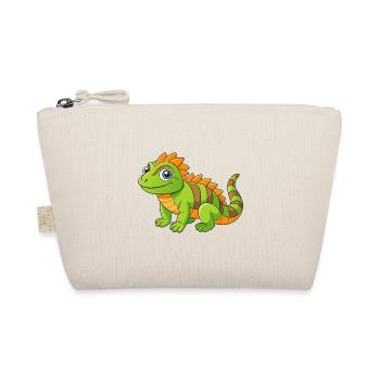Iguane Mascotte mignonne Personnage de dessin animé Kawaii - Trousse biologique - nature - Devant