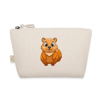 Groundhog Cute Mascot Cartoon Character Kawaii - Organic Pouch - nature - Front
