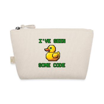 Pixel Duck I’ve Seen Some Code - Organic Pouch - nature - Front